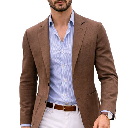 Men's Formal Knit Blazer-5