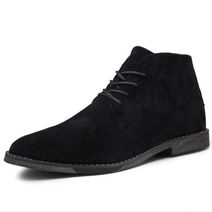 Men’s Leather Pointed Toe Boots for Everyday Wear-4
