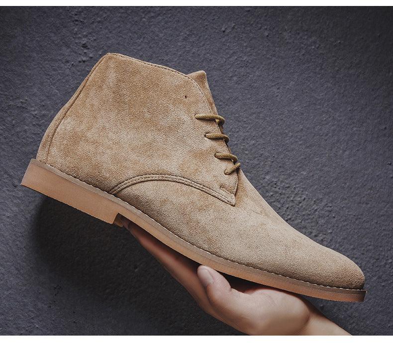 Men’s Leather Pointed Toe Boots for Everyday Wear-2