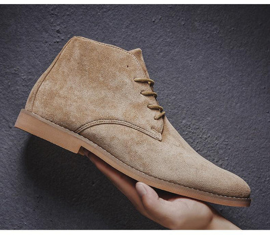 Men’s Leather Pointed Toe Boots for Everyday Wear-2