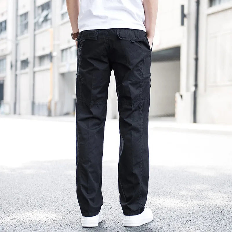 Men's Multi-Pocket Cargo Pants-4