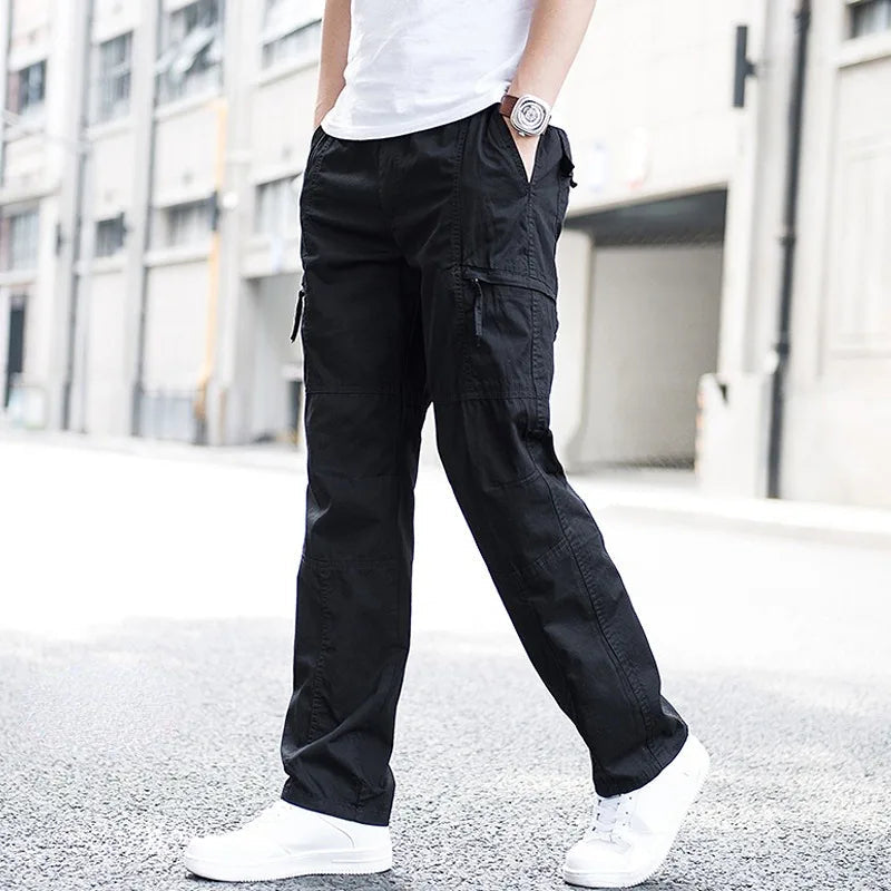Men's Multi-Pocket Cargo Pants-8