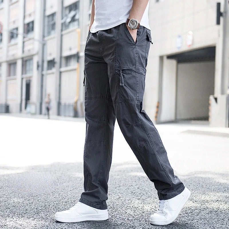 Men's Multi-Pocket Cargo Pants-2