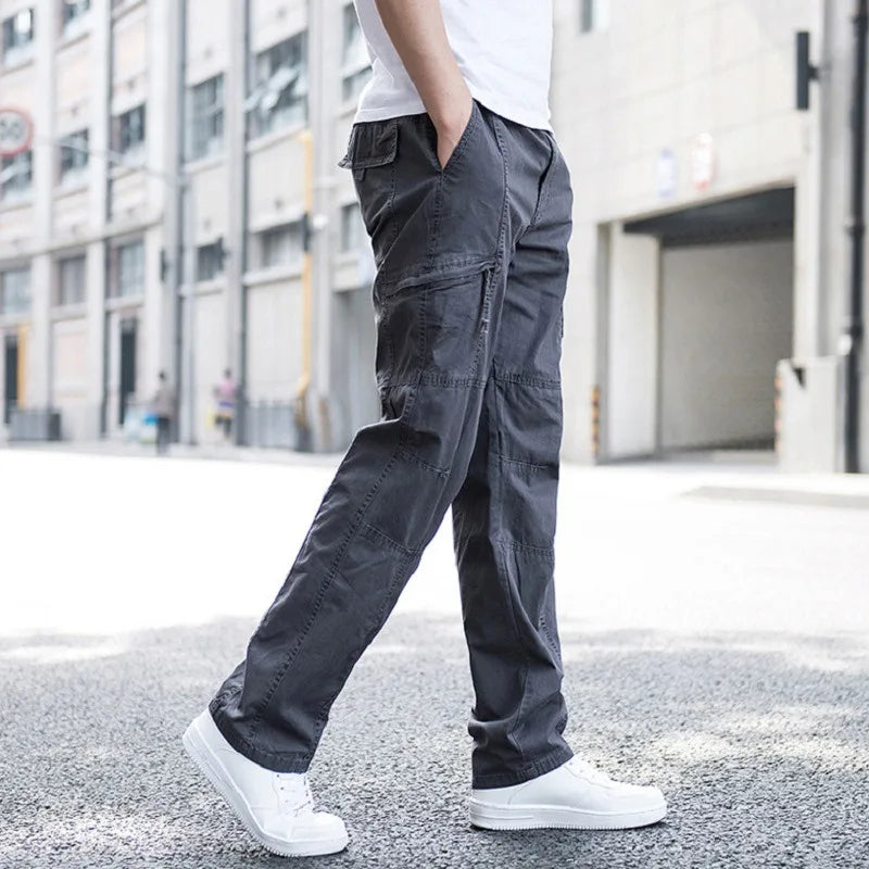 Men's Multi-Pocket Cargo Pants-3