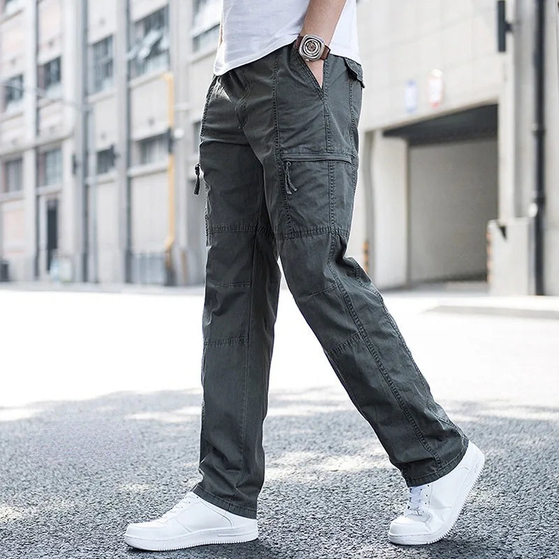 Men's Multi-Pocket Cargo Pants-1