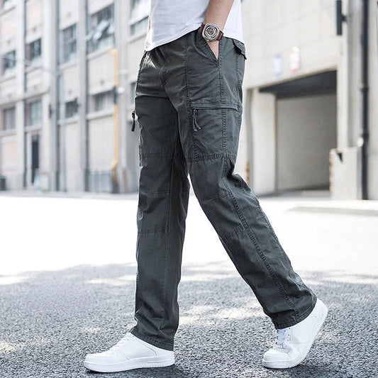 Men's Multi-Pocket Cargo Pants-1