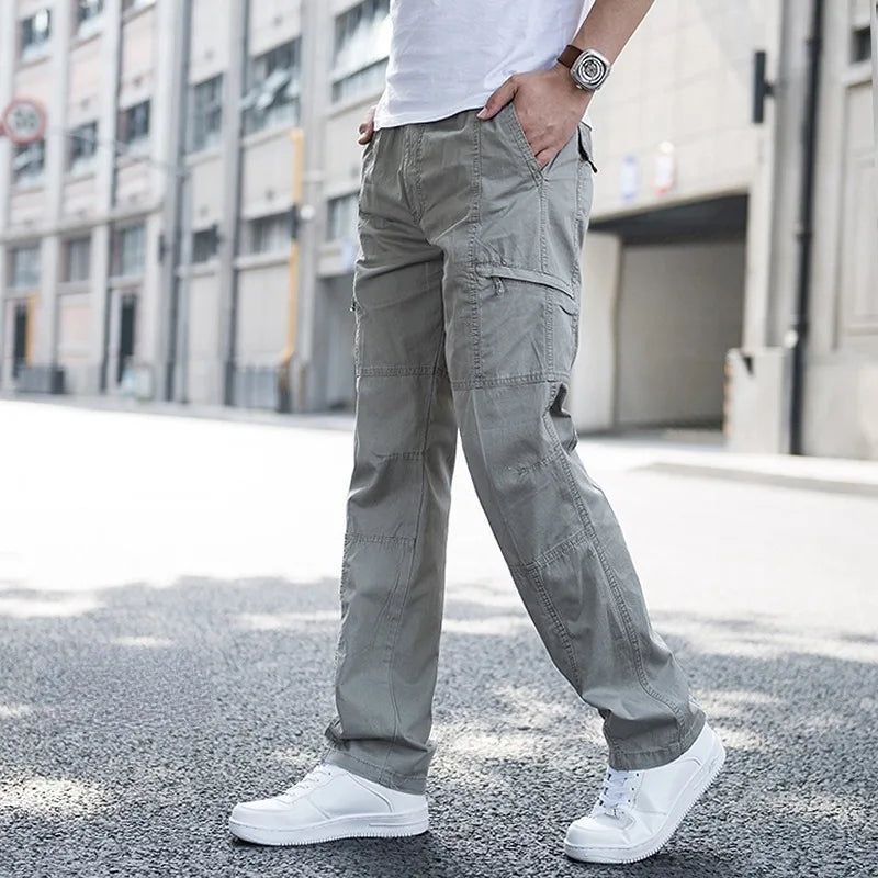 Men's Multi-Pocket Cargo Pants-5