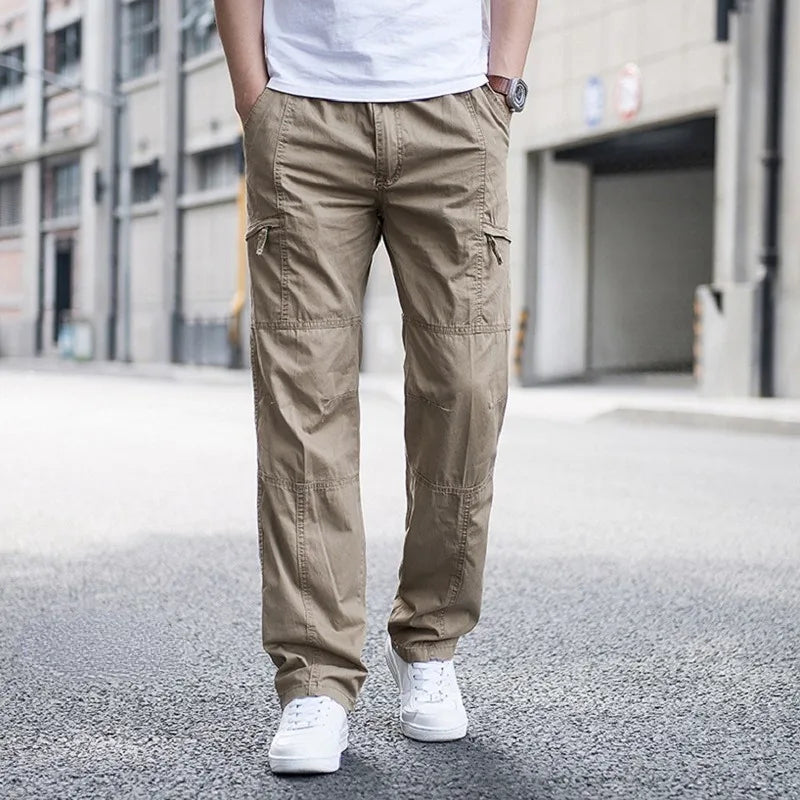 Men's Multi-Pocket Cargo Pants-6