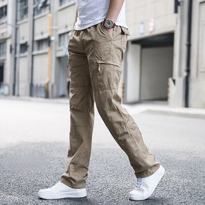 Men's Multi-Pocket Cargo Pants-7