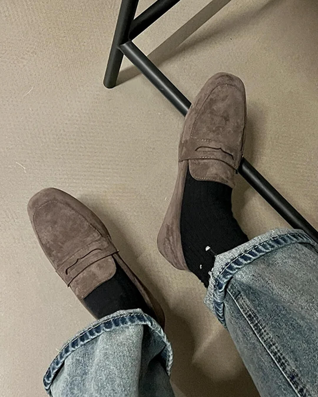 Men's Penny Loafer Slippers-5