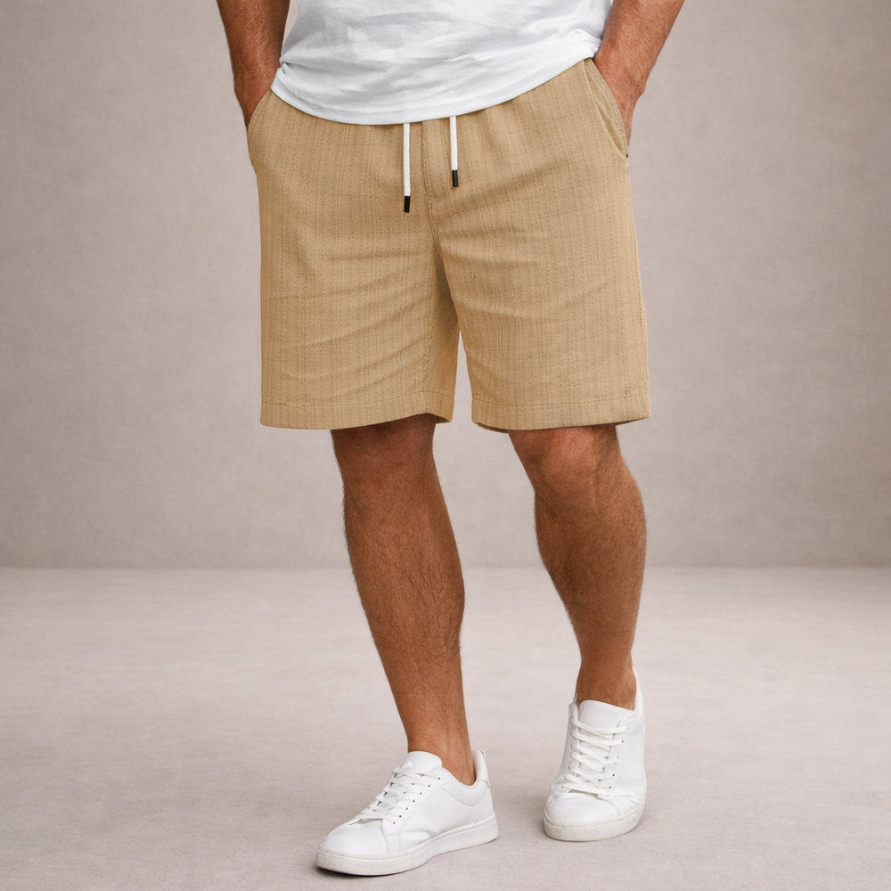 Men's Pinstriped Shorts-22