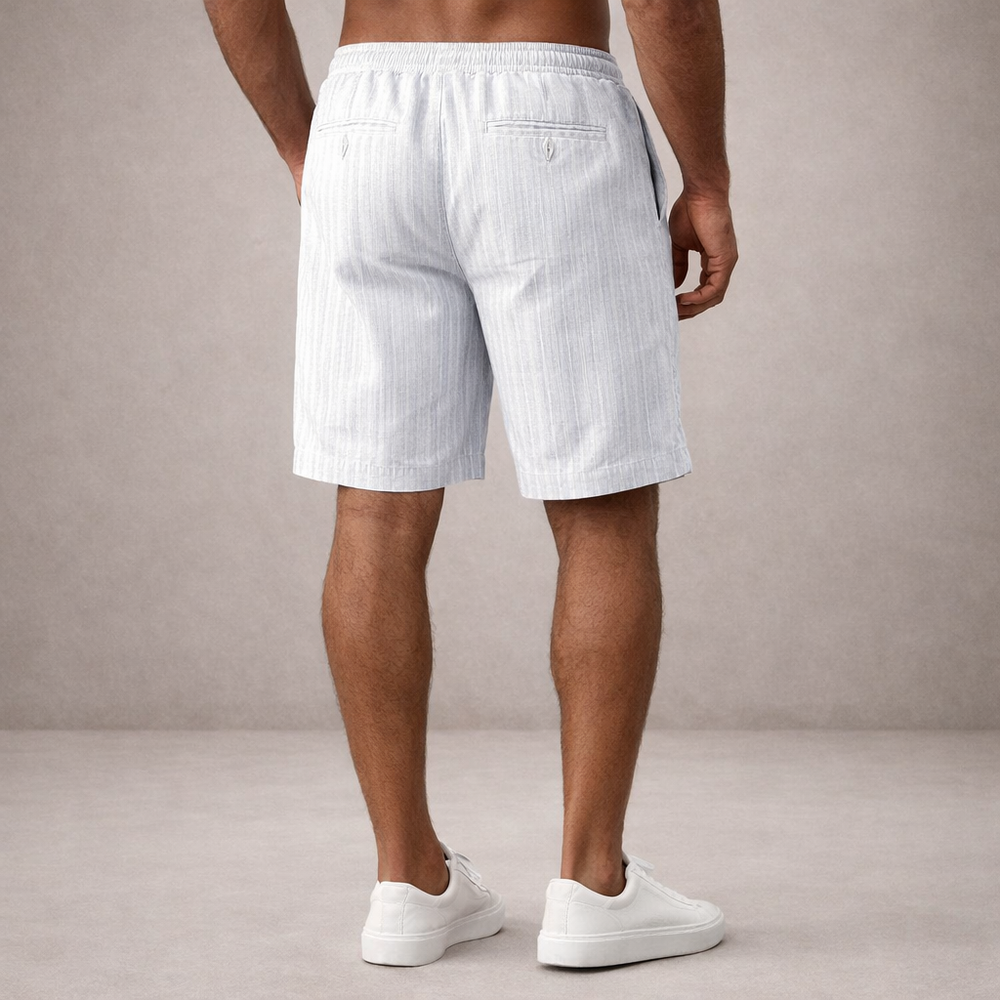 Men's Pinstriped Shorts-2