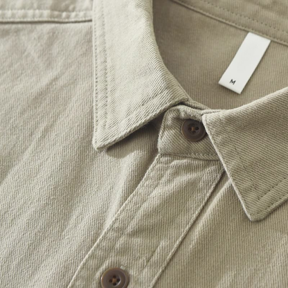 Men's Relaxed Fit Overshirt-4