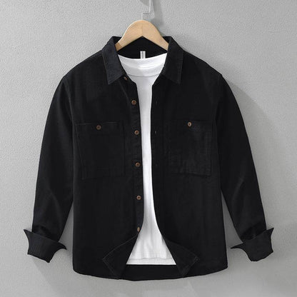 Men's Relaxed Fit Overshirt-5