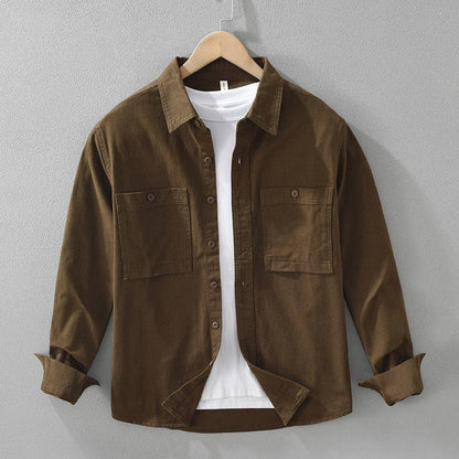 Men's Relaxed Fit Overshirt-7
