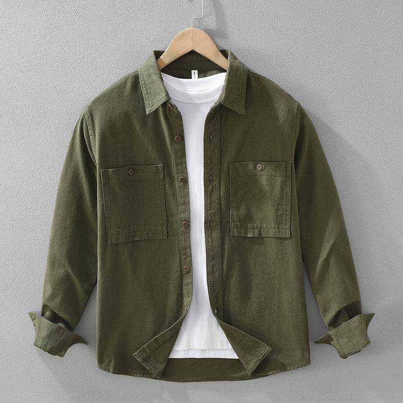 Men's Relaxed Fit Overshirt-6