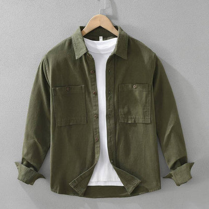 Men's Relaxed Fit Overshirt-6