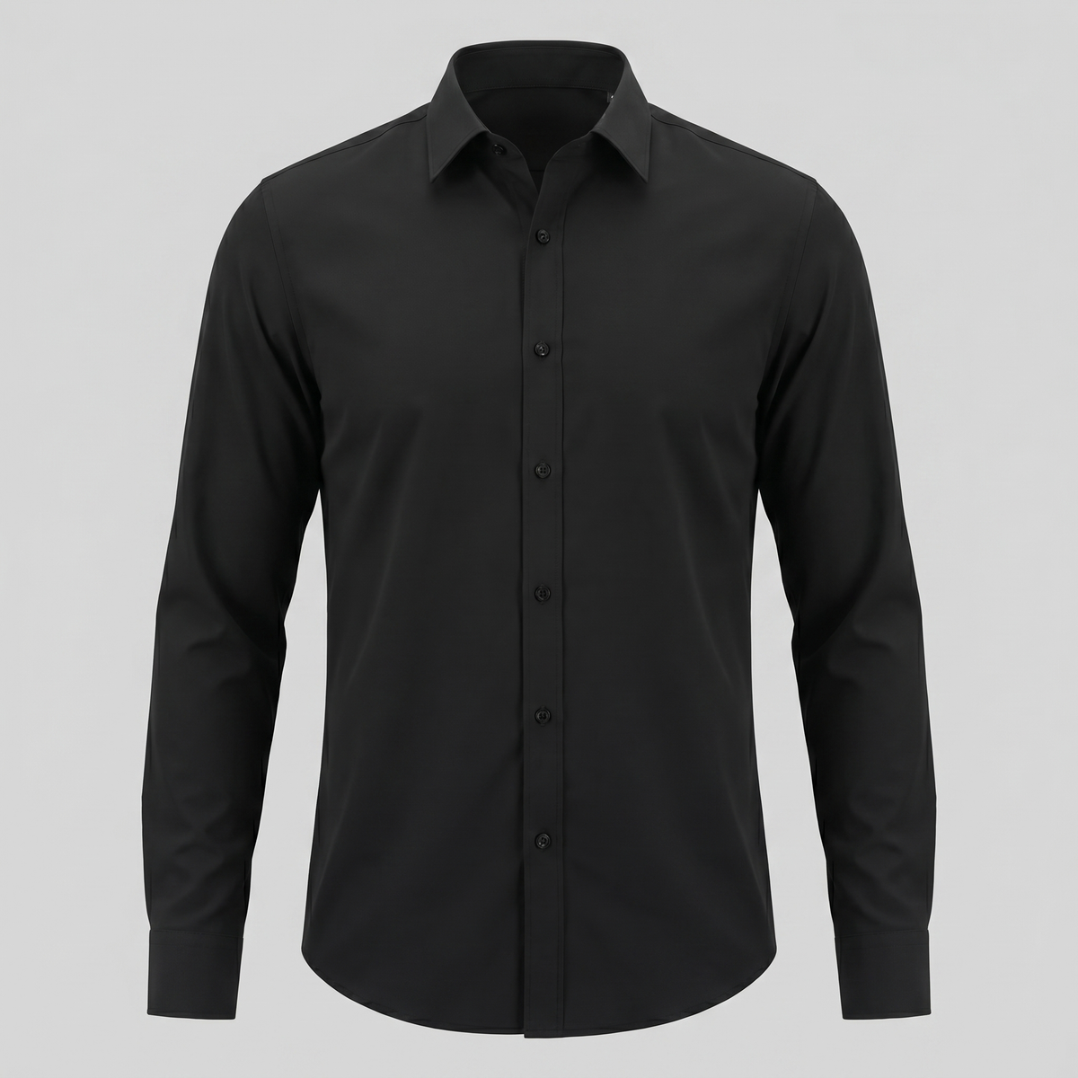 Men's Slim Fit Long Sleeve Shirt-6