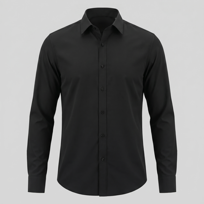 Men's Slim Fit Long Sleeve Shirt-6