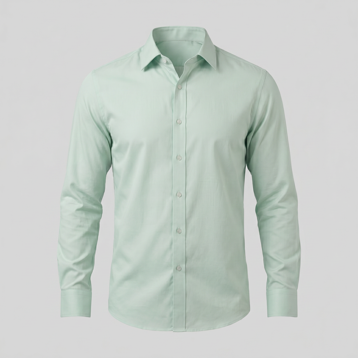 Men's Slim Fit Long Sleeve Shirt-26