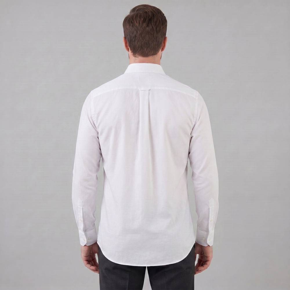 Men's Slim Fit Long Sleeve Shirt-4