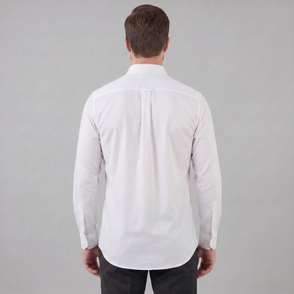 Men's Slim Fit Long Sleeve Shirt-4