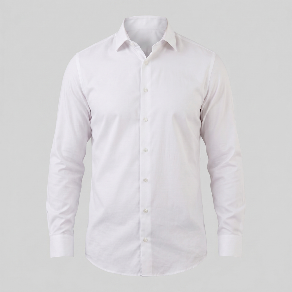 Men's Slim Fit Long Sleeve Shirt-2