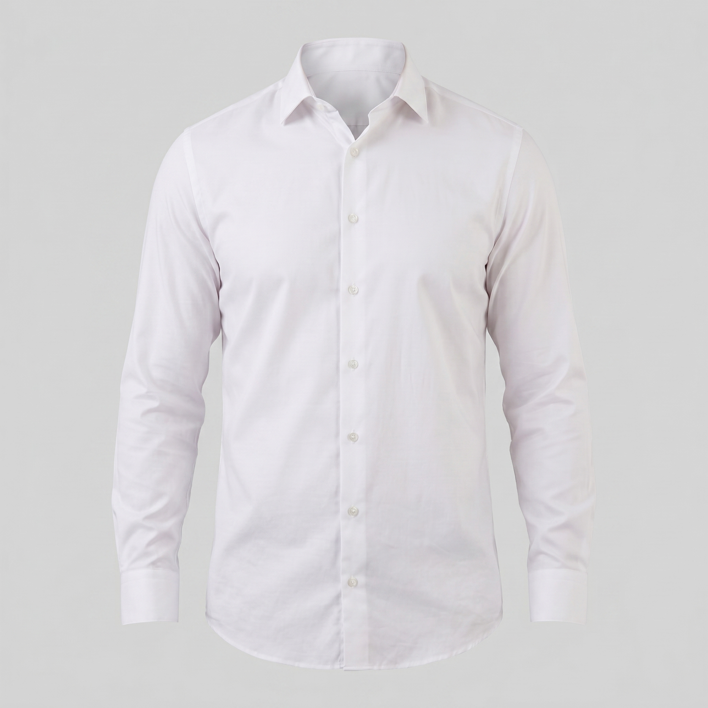 Men's Slim Fit Long Sleeve Shirt-2