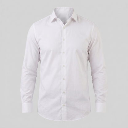 Men's Slim Fit Long Sleeve Shirt-2