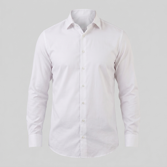 Men's Slim Fit Long Sleeve Shirt-2