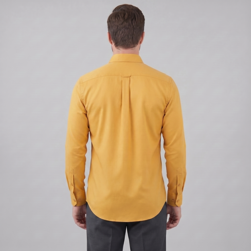 Men's Slim Fit Long Sleeve Shirt-24