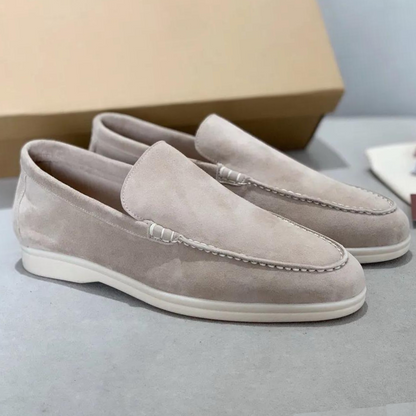 mens Slip-On Loafer with Stitched Vamp Detail-1