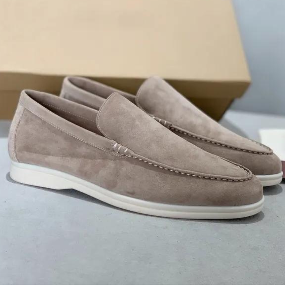 mens Slip-On Loafer with Stitched Vamp Detail-8