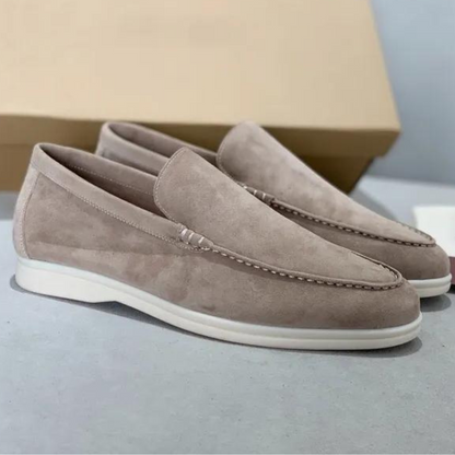mens Slip-On Loafer with Stitched Vamp Detail-8