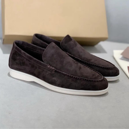 mens Slip-On Loafer with Stitched Vamp Detail-7