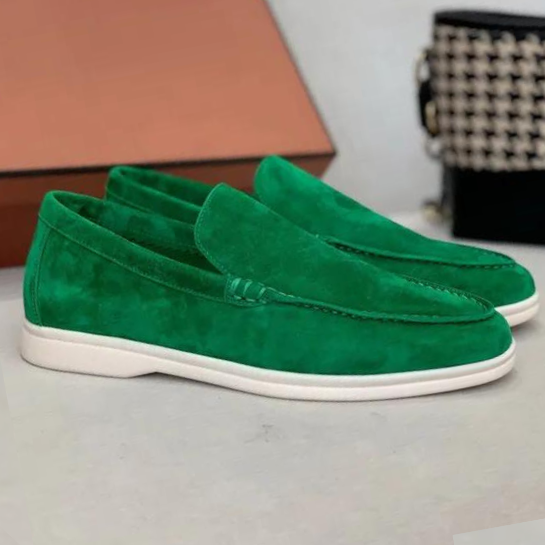 mens Slip-On Loafer with Stitched Vamp Detail-9