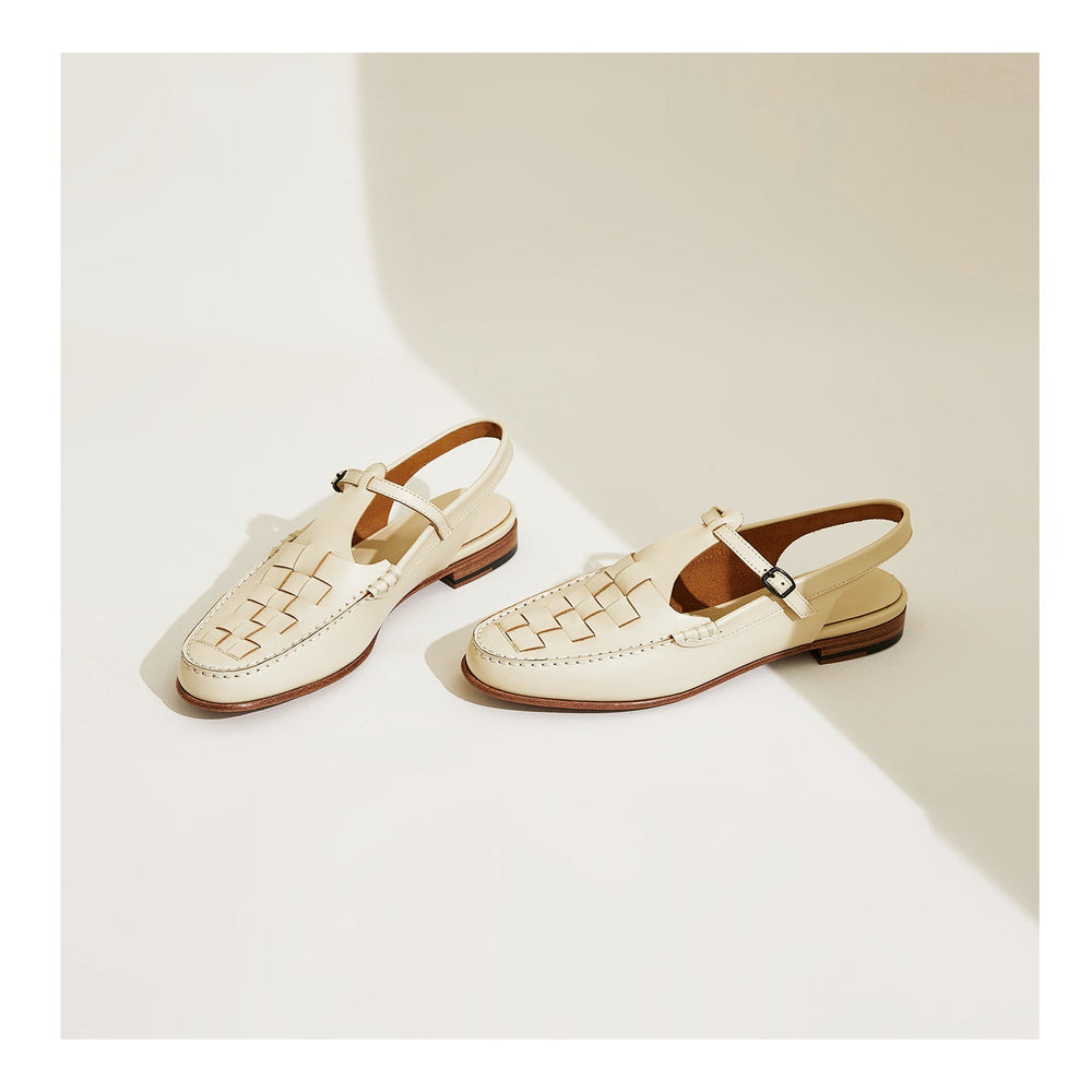 Men's T-Strap Woven Loafer Sandal-15