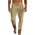 Men's Tapered Jogger Pants with Cuff Details-1