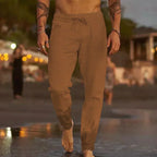 Men's Tapered Jogger Pants with Cuff Details-7