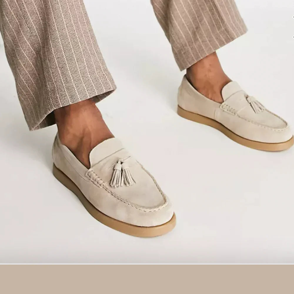 mens Tassel Loafer with Crepe Sole-1