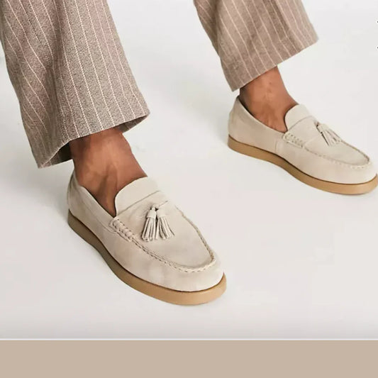 mens Tassel Loafer with Crepe Sole-1