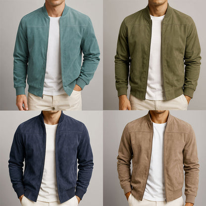 Men's Zip-Through Jacket with Tailored Fit