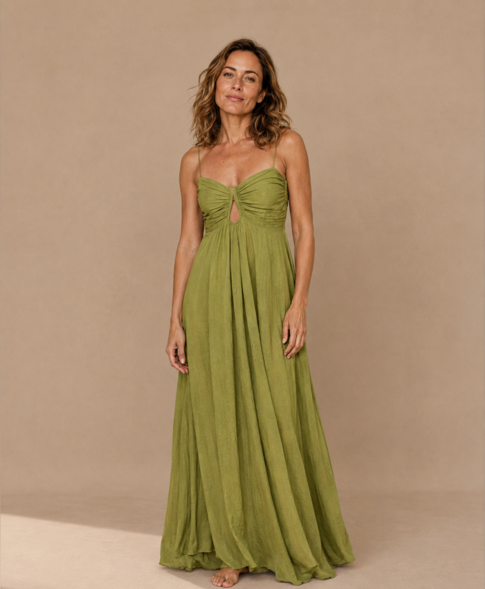 Women's Spaghetti Strap Maxi Dress