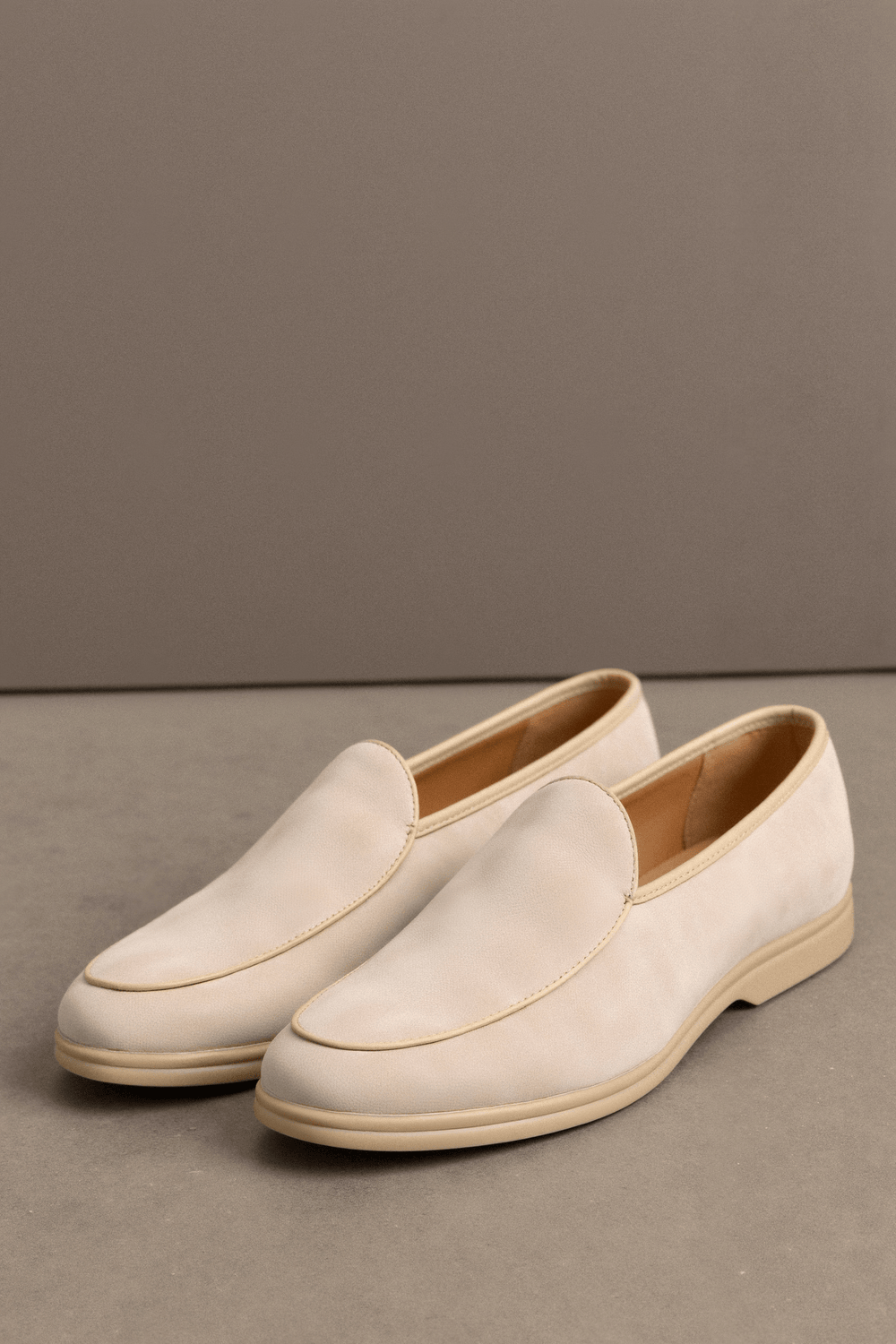 Unisex Suede Slip-On Loafers with Platform Sole-9