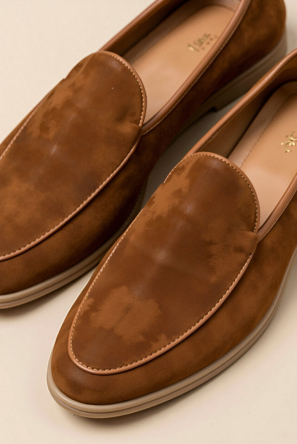 Unisex Suede Slip-On Loafers with Platform Sole-6