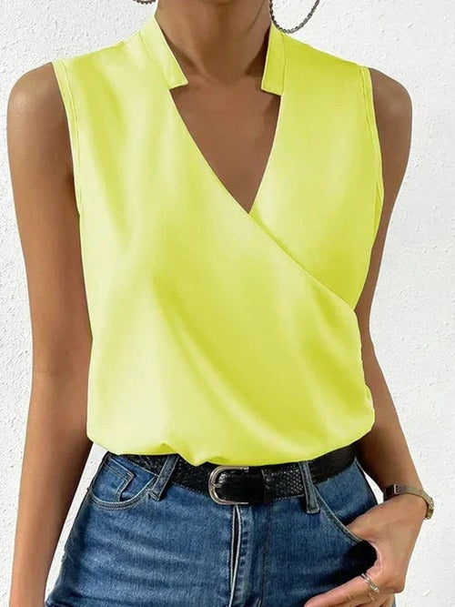 Women's Blouse with Round Neck and Long Sleeves
