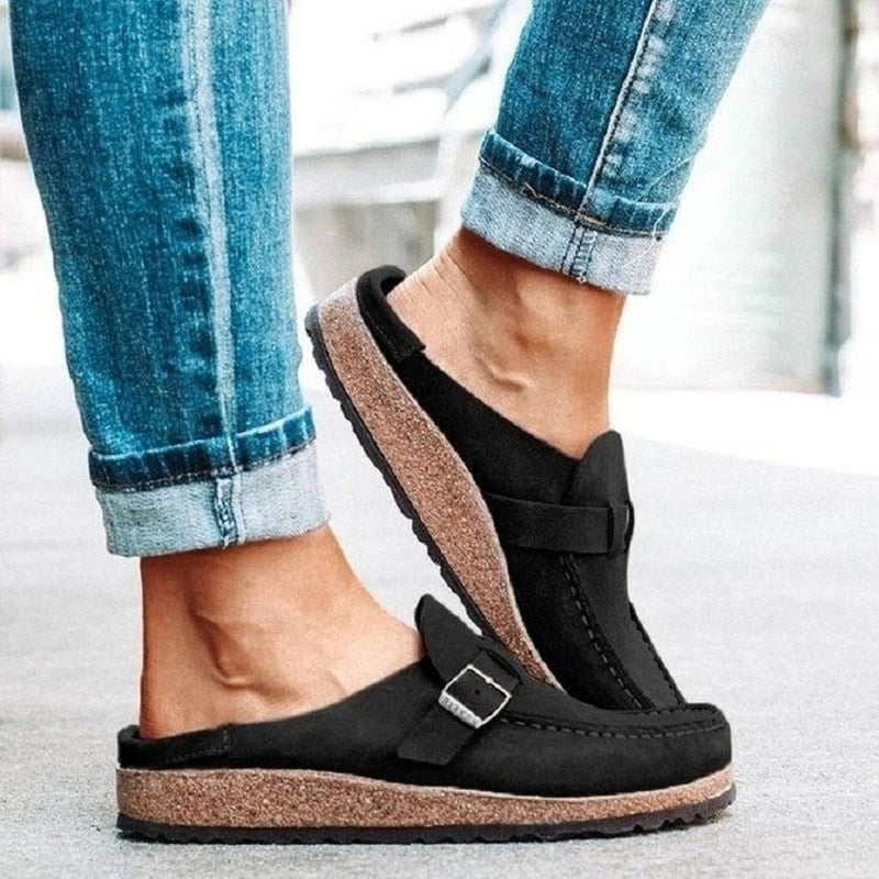 Women's Buckled Comfort Clogs - photo 4