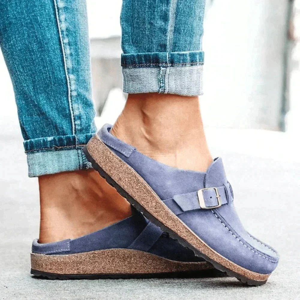Women's Buckled Comfort Clogs - photo 6