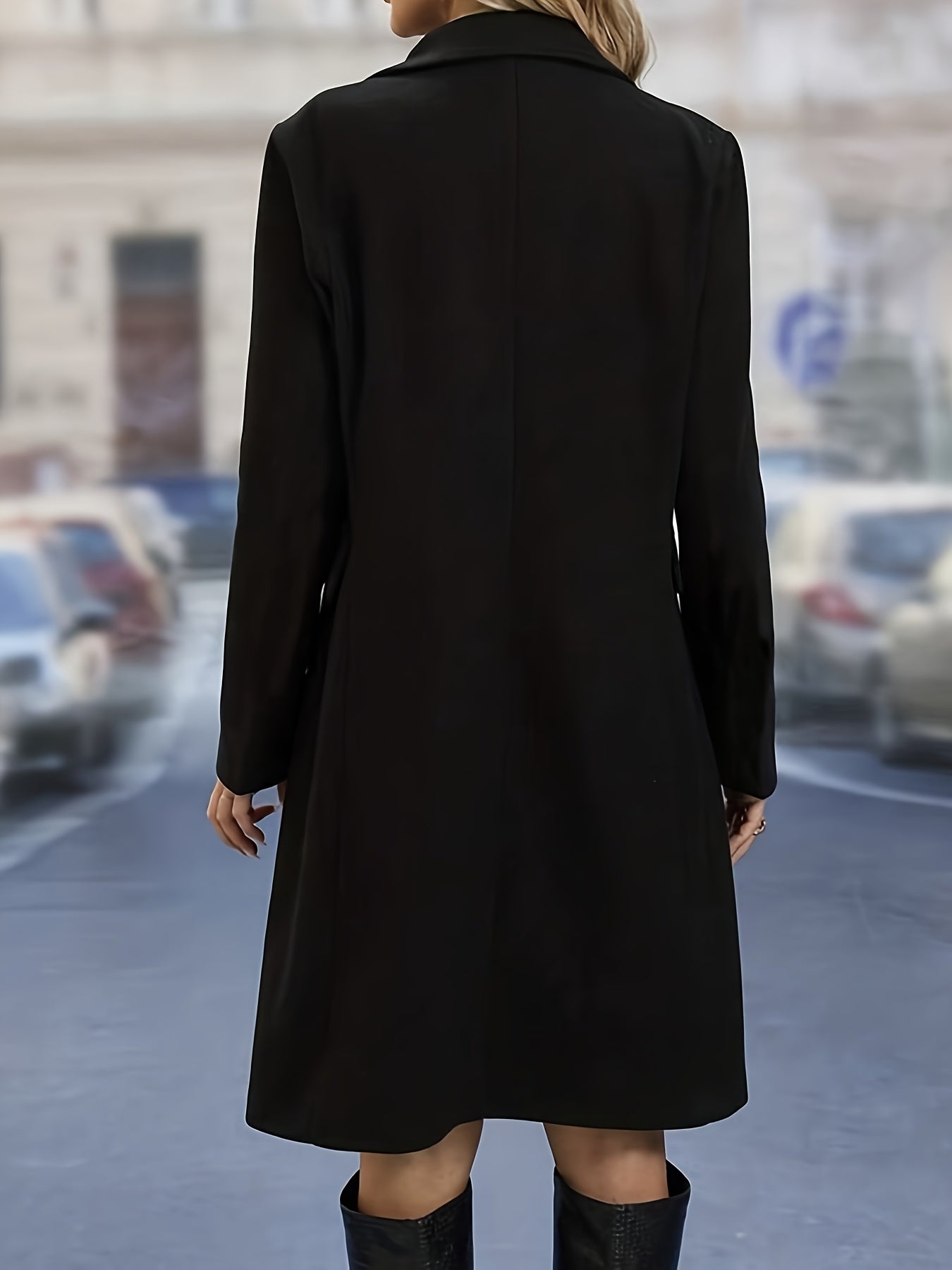 Women's Double-Breasted Trench Coat - photo 5