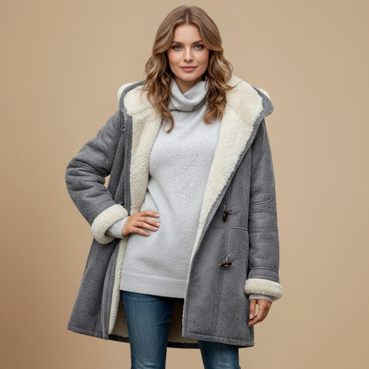 Women's Duffle Coat with Toggle Fastening - photo 2